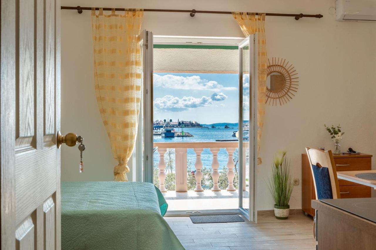 זאדאר Mare-More Studio W Balcony And Beach Front And View מראה חיצוני תמונה